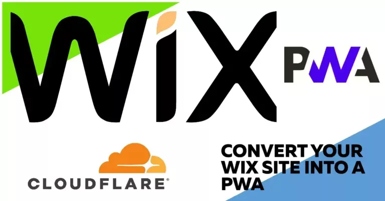 Create a PWA for your WIX Website for Free